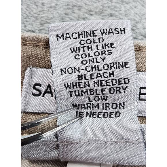 Catherines Sateen Stretch High Rise Straight Leg Jeans Size 24WP Tan Stretch - Picture 7 of 12